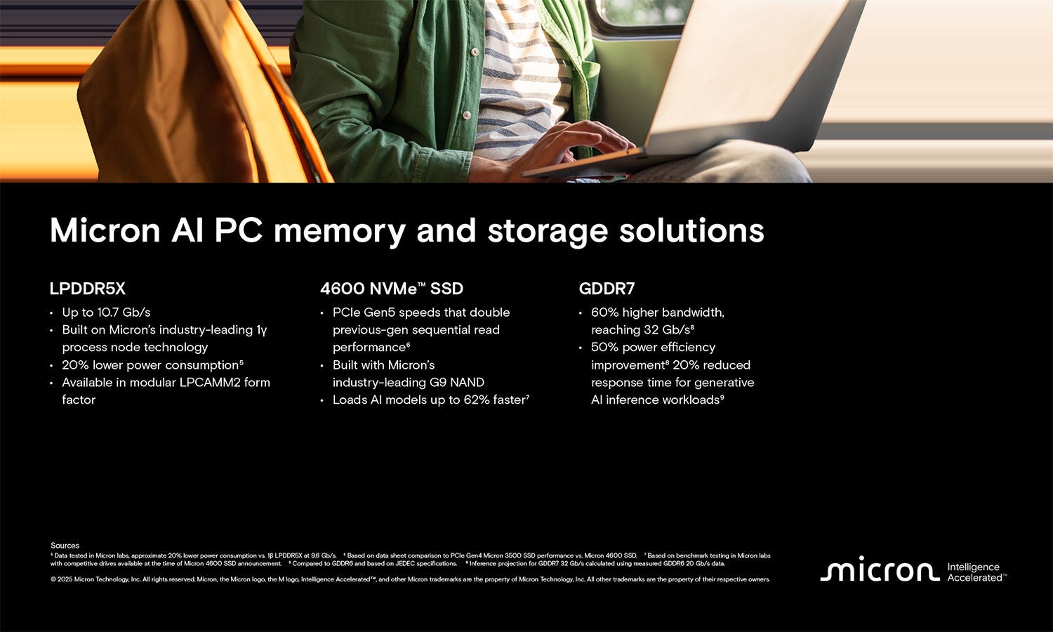 Train passenger uses a thin and light pc, the right edge of the pc stretches beyond the frame.